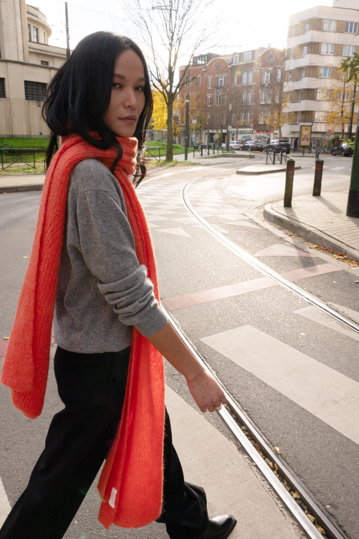 Jille red orange Scarf