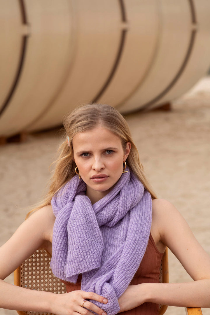 Dames sjaal mohair | Jille Orchid Bloom