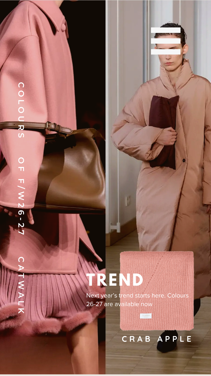 Dames sjaal mohair | Jille Crab Apple