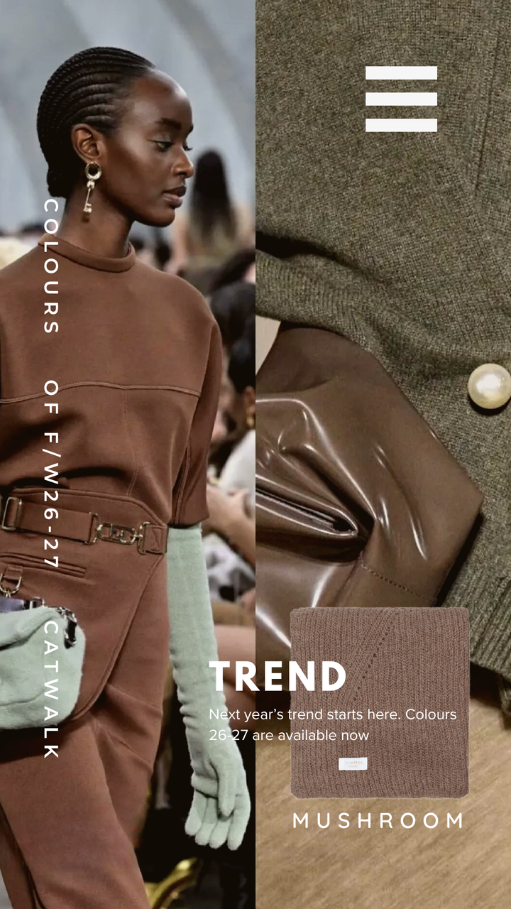 Dames sjaal mohair | Jille Mushroom