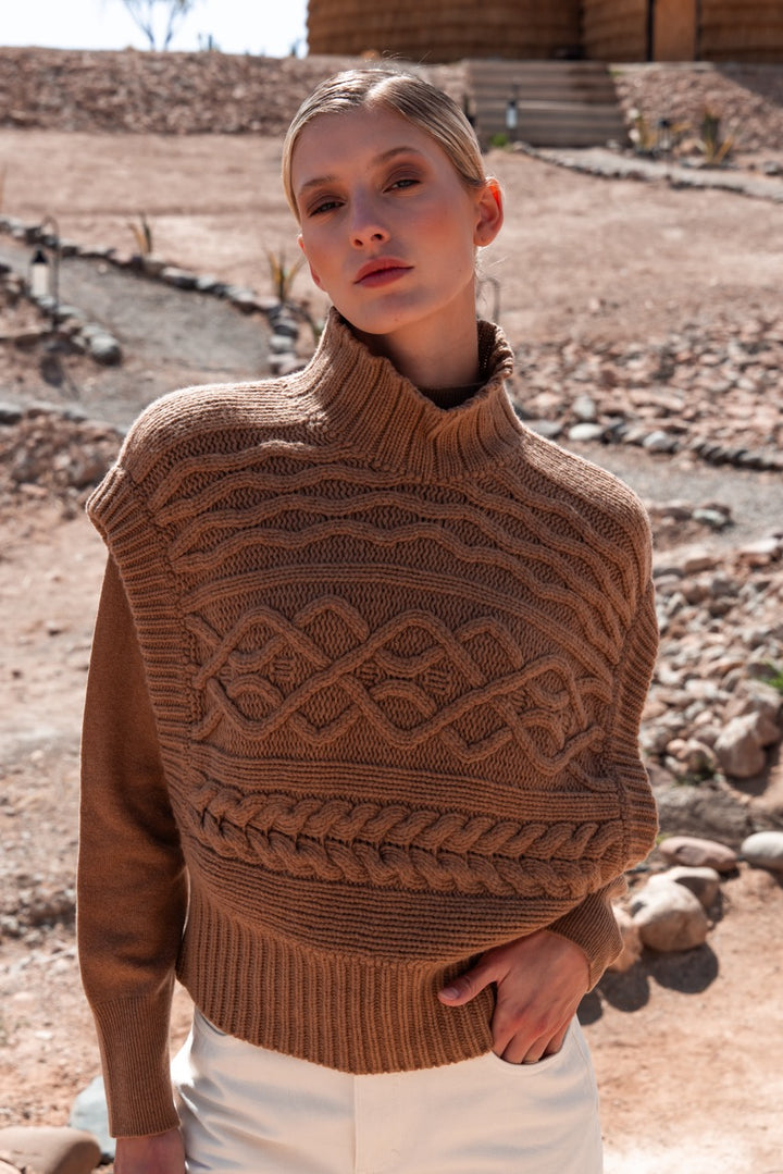 Debardeur Josephine camel