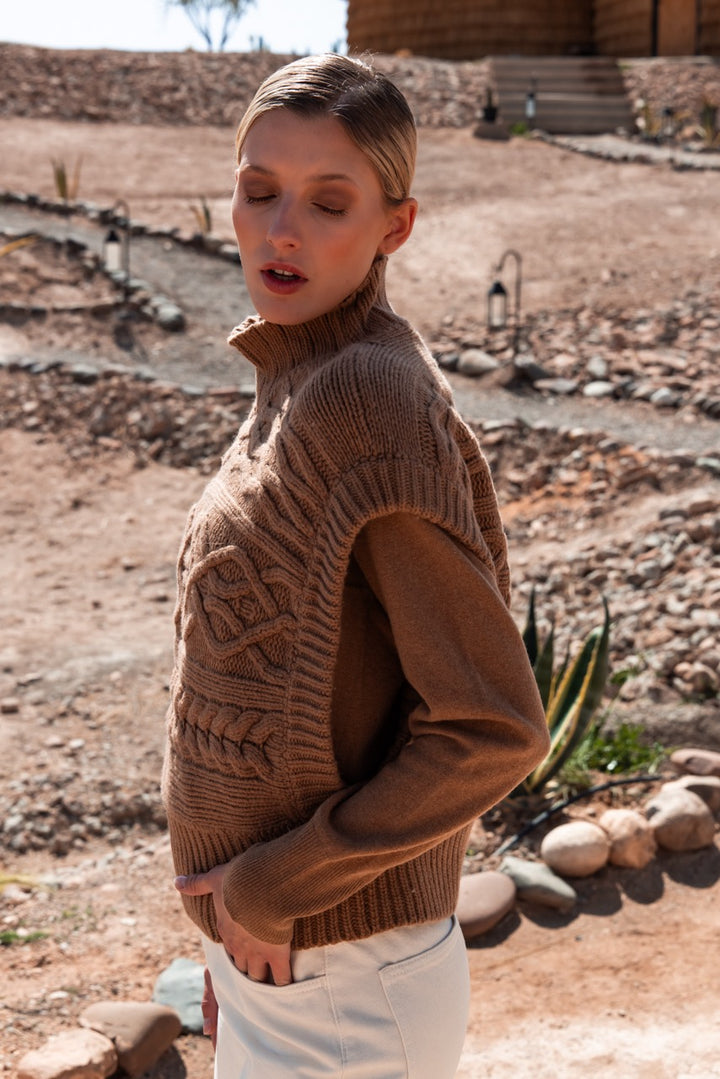 Debardeur Josephine camel