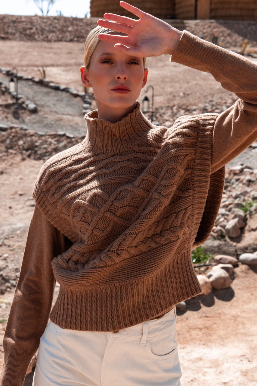 Debardeur Josephine camel