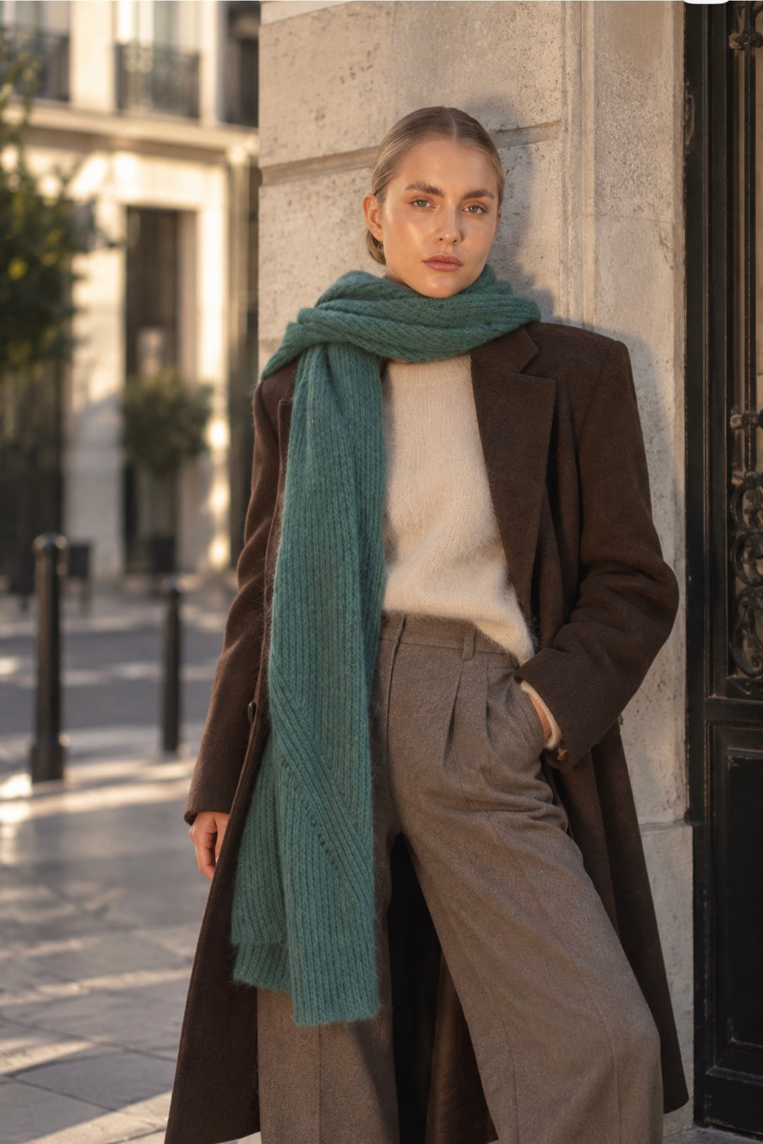 Jille Green Earth Scarf