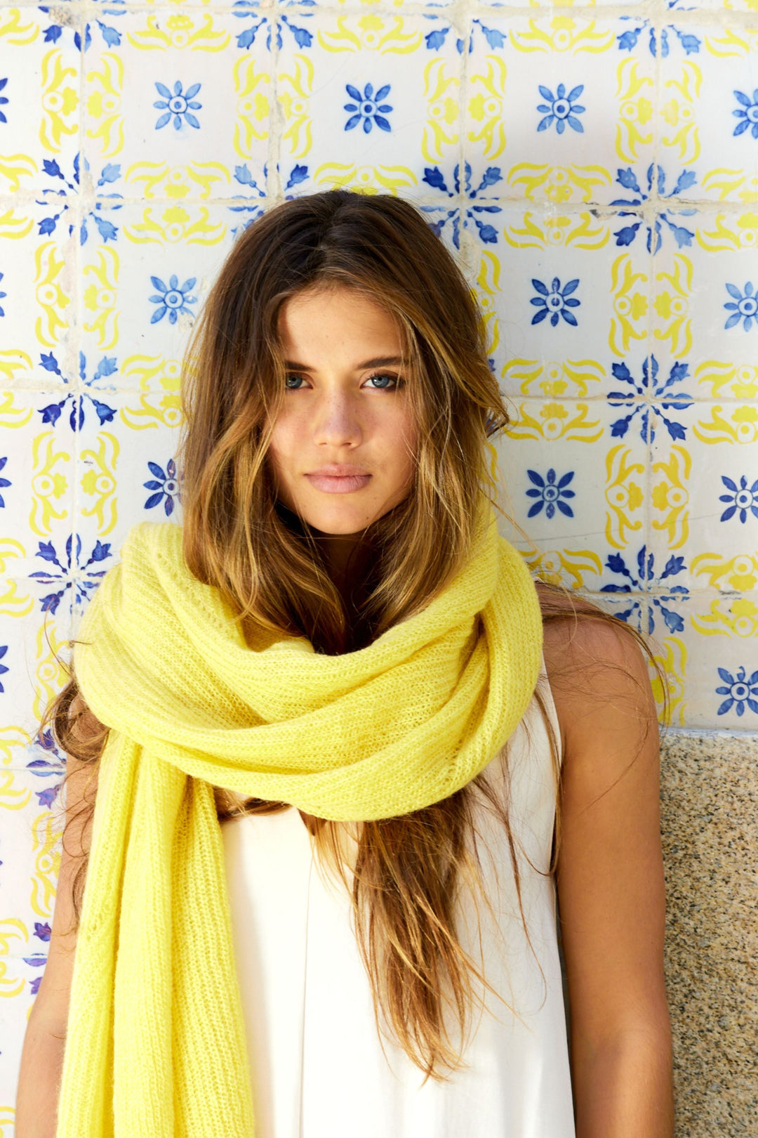 Jille Neon Yellow Écharpe
