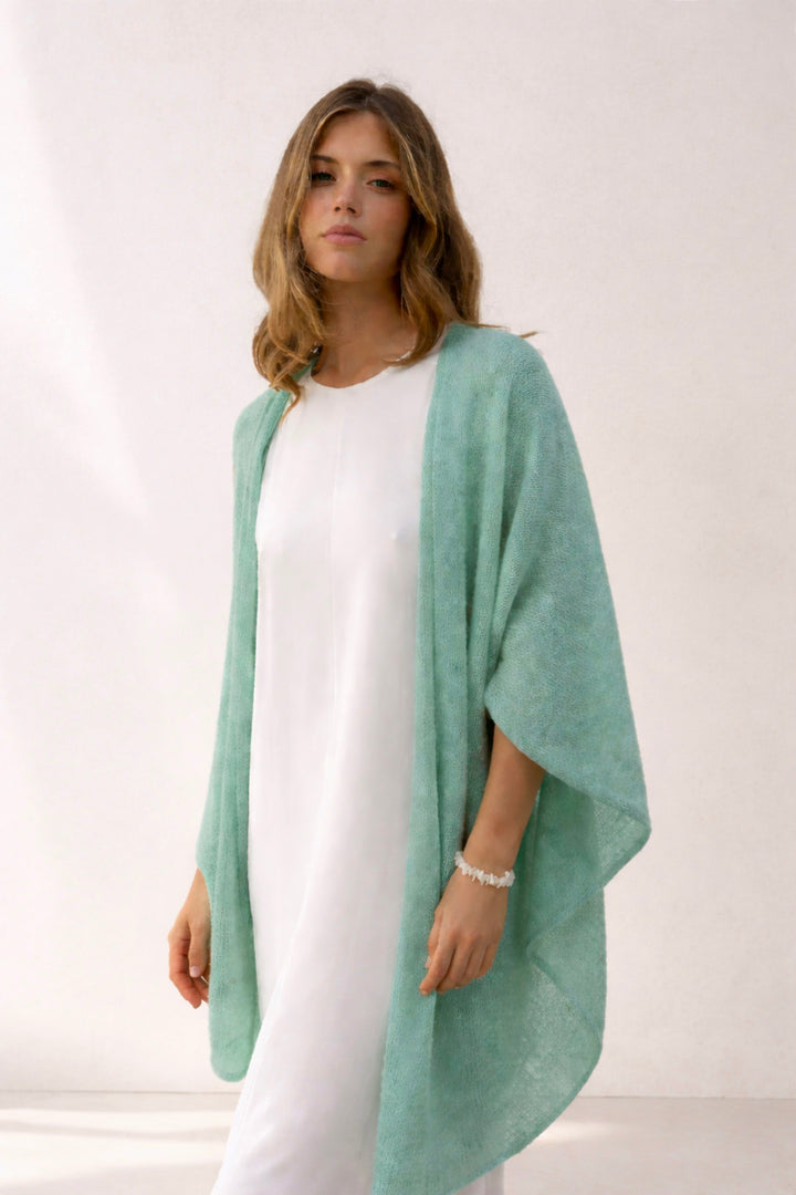 Helene Mint Green Écharpe