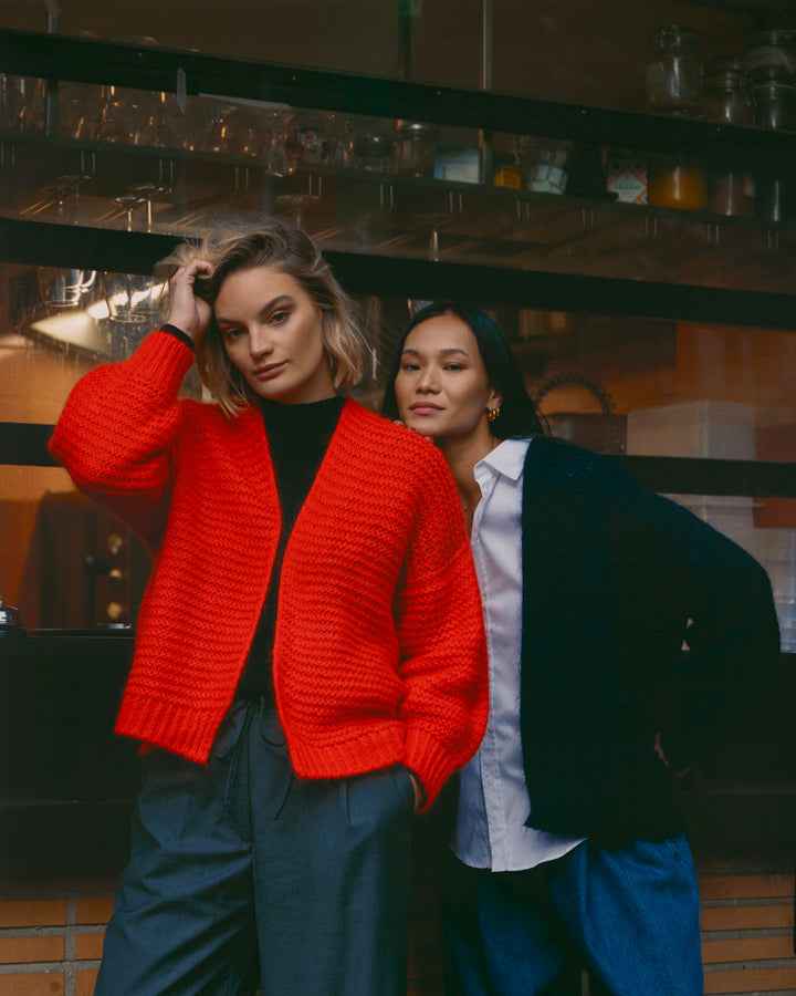 Isabelle Cardigan rouge