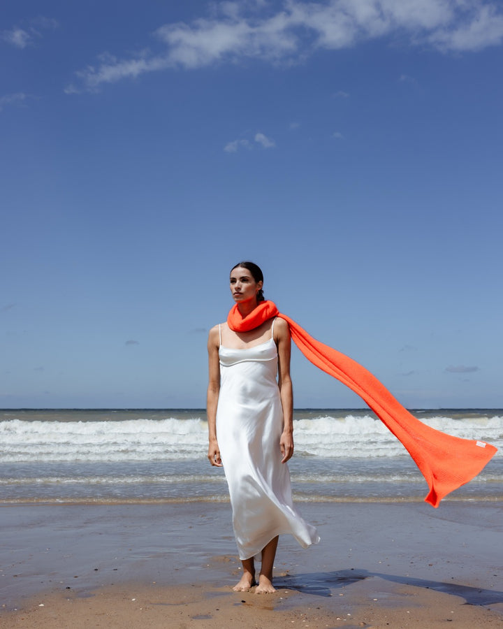 Jille Neon Orange Écharpe