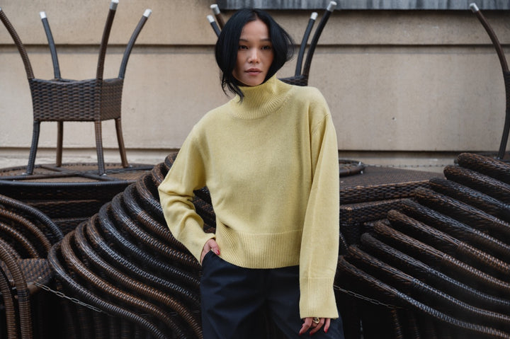 Dames Pull Renee cashmere vanille