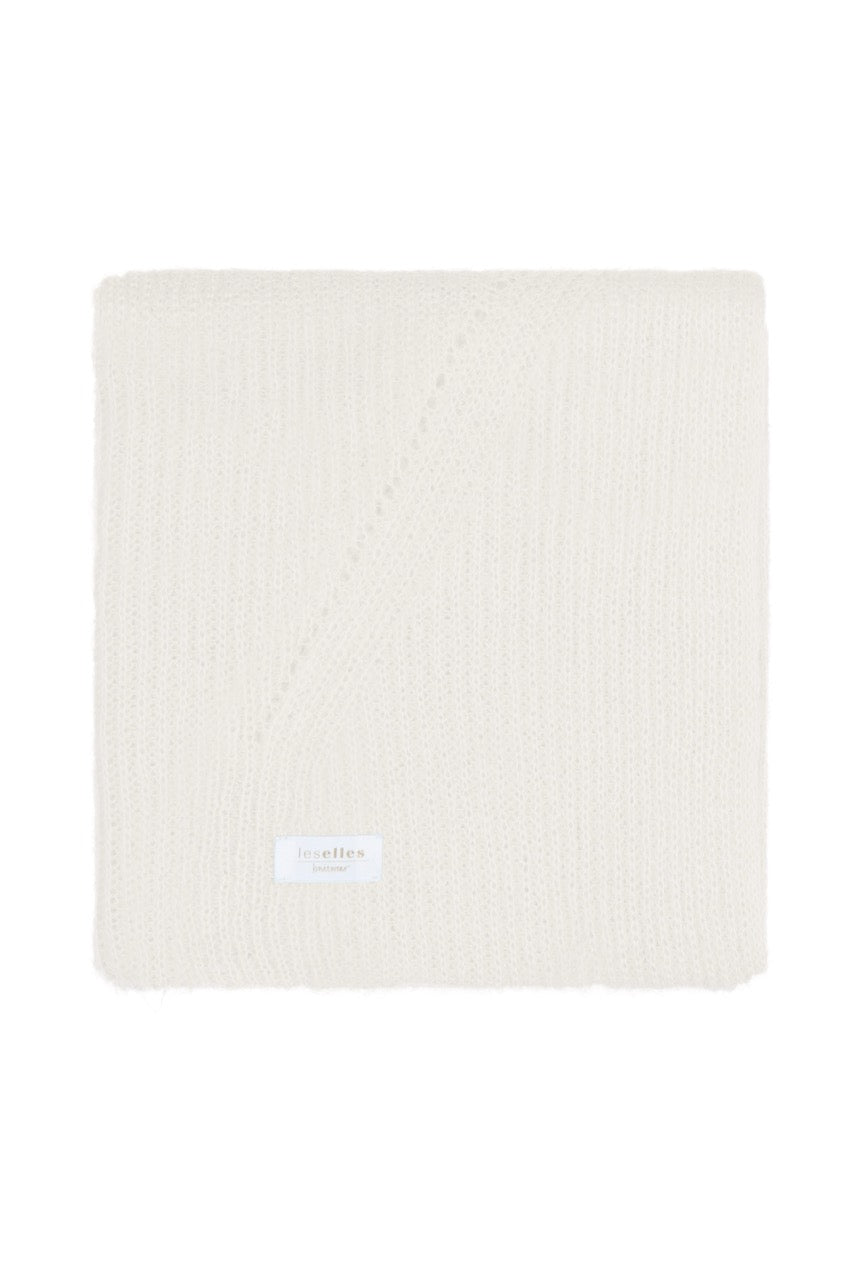 Dames sjaal mohair | Jille Bridal White
